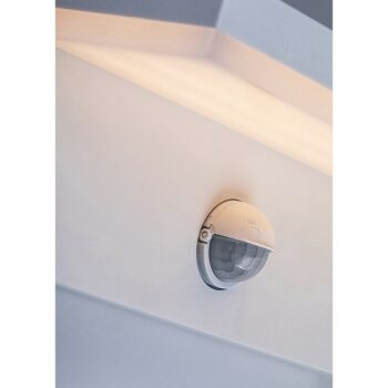 Rabalux 77116 vonkajšie nástenné LED svietidlo Zaragoza, so senzorom, 9W, IP54, biela