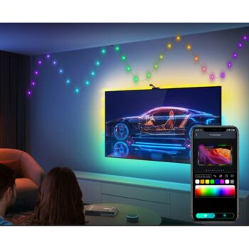 Rabalux 77124 vonkajší svetelný SMART reťaz Biri 10 m, s funkciou časovača, pamätí,