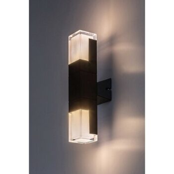 Rabalux 77127 vonkajšie nástenné LED svietidlo Darwas, 12 W, 12 W