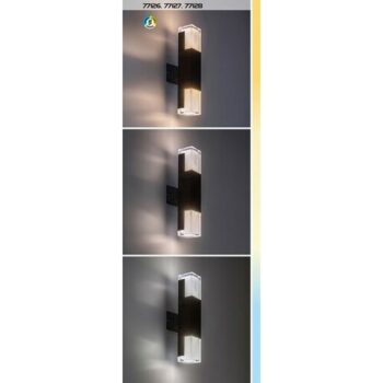 Rabalux 77127 vonkajšie nástenné LED svietidlo Darwas, 12 W, 12 W