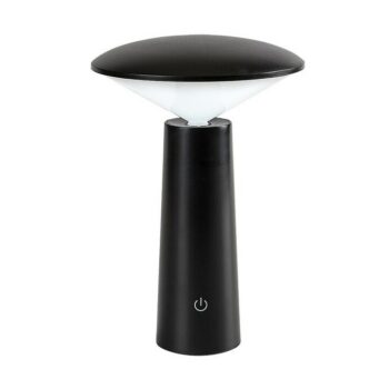 Rabalux 77147 stolná funkčná LED lampička Poperro, 3W, IP20, čierna