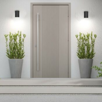 Rabalux 77154 vonkajšie nástenné LED svietidlo Urfa, 9W, IP65, čierna, 11,5 cm