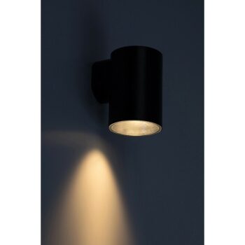 Rabalux 77154 vonkajšie nástenné LED svietidlo Urfa, 9W, IP65, čierna, 11,5 cm
