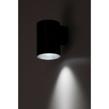Rabalux 77154 vonkajšie nástenné LED svietidlo Urfa, 9W, IP65, čierna, 11,5 cm