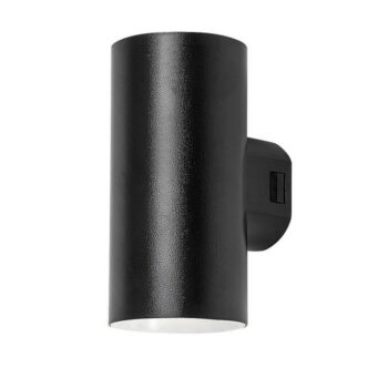 Rabalux 77155 vonkajšie nástenné LED svietidlo Urfa, 18W, IP65, čierna, 16 cm