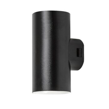 Rabalux 77155 vonkajšie nástenné LED svietidlo Urfa, 18W, IP65, čierna, 16 cm