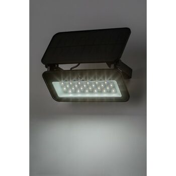 Rabalux 77160 vonkajšie nástenné solárne funkčné LED svietidlo Tarcal, 8W, IP65