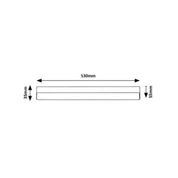 Rabalux 78047 podlinkové LED svietidlo Band 2, 53 cm, čierna