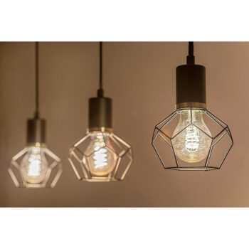 Rabalux Dekoratívna LED filament žiarovka s točeným vláknom, jantárová, E27, A60, 4 W, 280lm