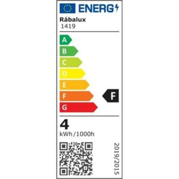 Rabalux Dekoratívna LED filament žiarovka s točeným vláknom, jantárová, E27, G95, 4W, 350lm, 2200K, 20000h.