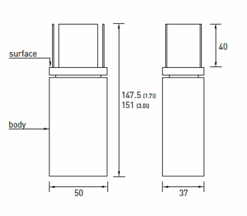 Radius design cologne BIO krb voľne stojací Radius design cologne (HIGH FLAME 555A)