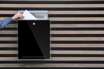 Radius design cologne Schránka na listy RADIUS DESIGN (LETTERMANN 3 schwarz 559B) čierna