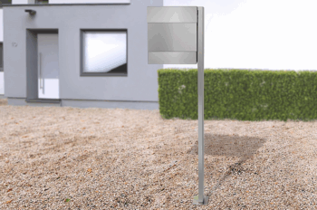 Radius design cologne Schránka na listy RADIUS DESIGN (LETTERMANN 5 STANDING silver 566C) strieborná