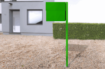 Radius design cologne Schránka na listy RADIUS DESIGN (LETTERMANN XXL 2 STANDING green 568B) zelená