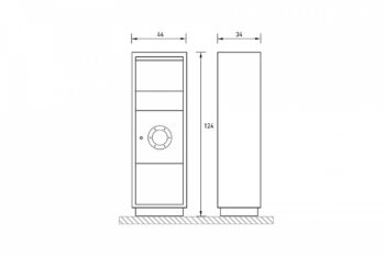 Radius design cologne Schránka na listy RADIUS DESIGN (LETTERMANN standing ovation 2 red 601R) červená