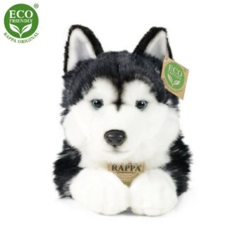 Rappa Plyšový pes husky, 36 cm ECO-FRIENDLY