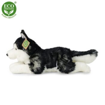 Rappa Plyšový pes husky, 36 cm ECO-FRIENDLY