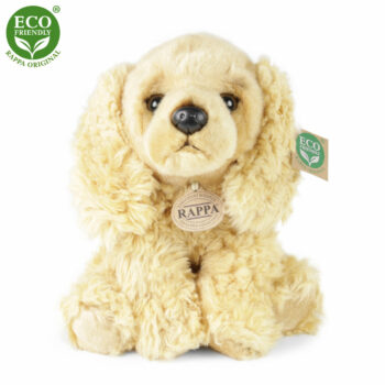 Rappa Plyšový pes kokeršpaniel sediaci, 30 cm ECO-FRIENDLY