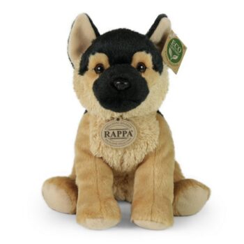 Rappa Plyšový pes nemecký ovčiak, 25 cm ECO-FRIENDLY