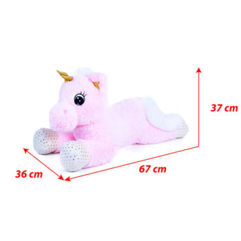 Rappa Veľký plyšový jednorožec Niko, 70 cm