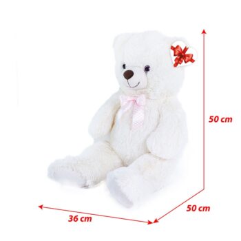Rappa Veľký plyšový medveď Lily krémový, 78 cm, s visačkou