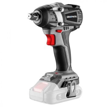 Bezuhlíkový rázový uťahovák značky GRAPHITE poháňaný batériovým systémom Energy+. Kompatibilné s 18V Li-Ion batériou (nie je súčasťou balenia). Vyznačuje sa bezkomutátorovým, odolným motorom a vysokou rýchlosťou až 3780 otáčok za minútu. Krútiaci moment postupne dosahuje 220, 250 a 300 Nm. Vybavený ½ "štvorcovým držiakom na náradie, možno ho pripevniť k najobľúbenejším typom rázových násad.