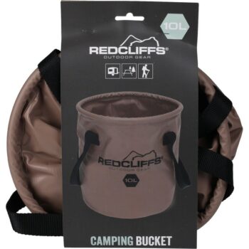 Redcliffs Skladacie kempinogvé vedierko s držadlami, 10 l