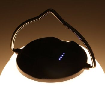 Redcliffs Závesné kempingové svietidlo, USB, 9 x 10 cm, nastaviteľná svietivosť