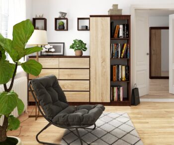 KATHRINE80: Elegancia wenge spojená s prírodným vzhľadom duba Sonoma Potrebujete dokonalý kúsok nábytku, ktorý by sa stal ozdobou vašej obývačky alebo kancelárie? Regál KATHRINE80, luxusná knižnica vyrobená z vysoko kvalitného materiálu LTD, ponúka presne to, čo hľadáte. Kombinácia temného wenge a svetlého duba Sonoma dodáva tomuto nábytku jedinečný a moderný charakter. S rozmermi 180 x 80 x 35 cm a celkom 8 policami, zahŕňajúcou úložný priestor s plnými dvierkami, ponúka tento regál dostatok miesta na uloženie kníh, dekorácií či kancelárskych potrieb. Jeho premyslený dizajn nie je len vizuálne pôsobivý, ale aj plne funkčný.  Materiál: LTD Farba: wenge + dub Sonoma< /strong> Vybavenie: plné dvierka (skrinka) a 8 políc Rozmer: 180 x 80 x 35 cm< /li>  Či už zariaďujete svoju obývačku, kanceláriu alebo pracovňu, KATHRINE80 je skvelou voľbou, ktorá zaujme svojou originalitou a praktickosťou. Obohaťte svoj interiér týmto štýlovým a funkciami nabitým regálom!