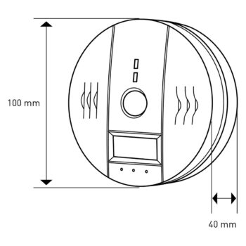 Retlux RDT 301 Detektor CO s LCD displejom a sirénou na 3 AA batérie