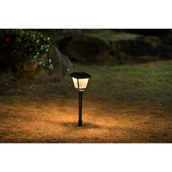 Retlux RGL 113 Solárne zapichovacie svietidlo čierna​, 1x LED teplá biela