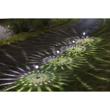 Retlux RGL 114 Solárne zapichovacie svietidlo nehrdz. oceľ, 1x LED studená bílá