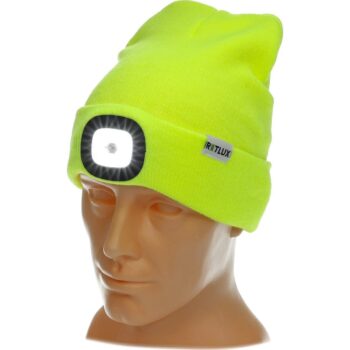 Retlux RLB 101 Čiapka s nabíjacou LED čelovkou žltá, 50 lm