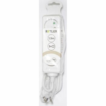 Retlux RPC 01 Predlžovací kábel biela, 3 zásuvky​, 1,5 m