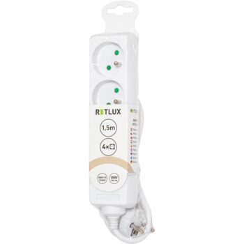 Retlux RPC 06 Predlžovací kábel, 4 zásuvky, 1,5 m