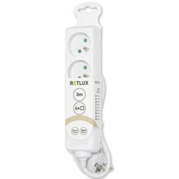 Retlux RPC 08 Predlžovací kábel, 4 zásuvky, 3 m