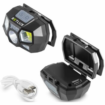 Retlux RPL 701 Outdoor nabíjacia LED COB čelovka, dosvit 70 m, výdrž 15 hodín