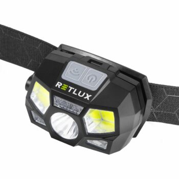 Retlux RPL 701 Outdoor nabíjacia LED COB čelovka, dosvit 70 m, výdrž 15 hodín
