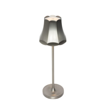 Retro stolná lampa guľatá nabíjateľná IP44 - Granny
