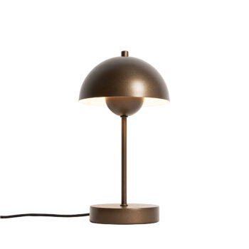 Retro stolná lampa tmavo bronzová - Magnax Mini