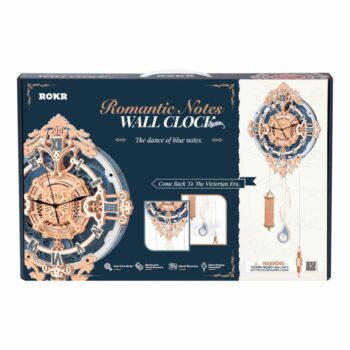 RoboTime 3D drevené mechanické puzzle Nástenné hodiny
