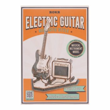 RoboTime 3D drevené puzzle Elektrická gitara