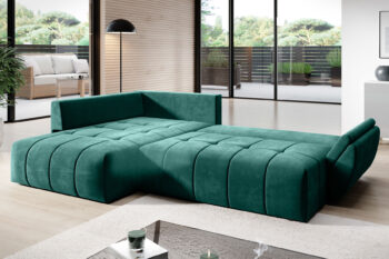 Rohová sedačka WINGS Vás upúta svojím moderným dizajnom. Sedačka Vám poskytne pohodlné sedenie. Je univerzálna, čo znamená, že sa sami rozhodnete či Vám viac vyhovuje pravý alebo ľavý roh. Rohová sedačka WINGS disponuje aj možnosťou rozkladu, ktorý využíva mechanizmus Automat DL. Po rozložení vznikne spacia plocha 149 x 230 cm, vhodná na príležitostné spanie.Sedačka je vyrobená v kombinácií vlnovcovej pružiny a PUR peny s hustotou T-30.Rozmery (ŠxVxH) : 266 x 91 x 190 cm. Výška sediska od zeme je 39 cm a výška sedačky bez vankúšov je 71 cm. Hĺbka sediska po vankúše je 64 cm , bez vankúšov 86 cm.Farebné prevdenie : Monolith 37Poťahová látka MONOLITH má špeciálnu ochrannú vrstvu, ktorá chráni pred rýchlym priesakom tekutín, odpudzuje vodu a vytvára drobné kvapôčky na povrchu. Na ošetrenie Vám stačí len jemná handrička alebo papierová utierka. Látka je vyrobená zo 100% polyesteru, je pevná a jemná na dotyk. Je odolná voči oteru a fľakom.Sedačka sa skladá z troch balíkov :102 x 179 x 64 cm – 59 kg98 x 60 x 134 – 55 kg100 x 74 x 50 – 21 kgDodávame v demonte.Farebné prevedenie sa môže líšiť v závislosti od nastavenia Vášho PC monitora alebo telefónu.