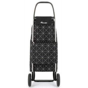 Rolser Nákupná taška na kolieskach I-Max Star 2, čierno-biela