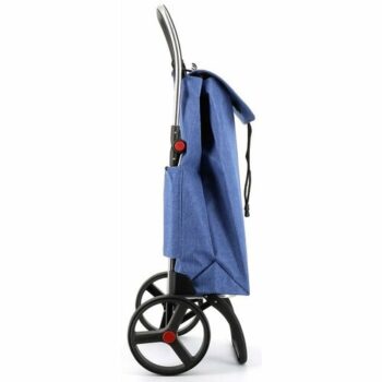 Rolser Nákupná taška na kolieskach I-Max Tweed 2 Logic RSG, modrá