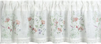 Romantická ozdoba na okno vo vidieckom štýle Šírka: 150 cm | Dĺžka: 30 cm