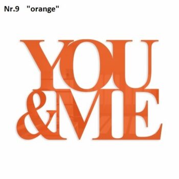 Romantický dekoračný nápis na stenu ružová