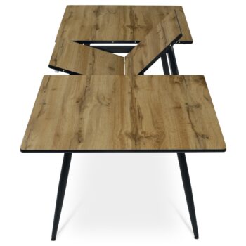 Rozkladací jedálenský stôl 140-180 x 80 cm, dub