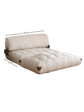 Rozkladacia pohovka Fold Kadife 2 White