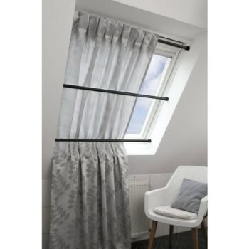 Rozperná tyč 26/23 mm čierna mat, 80 - 130 cm